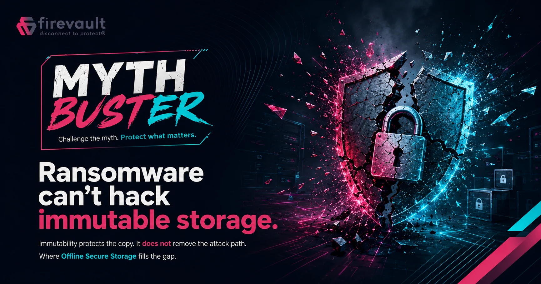 Myth Buster: "Ransomware cannot hack immutable storage"