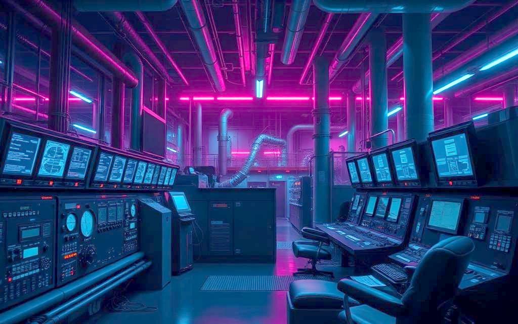 Industrial control room protected by Offline Secure Storage